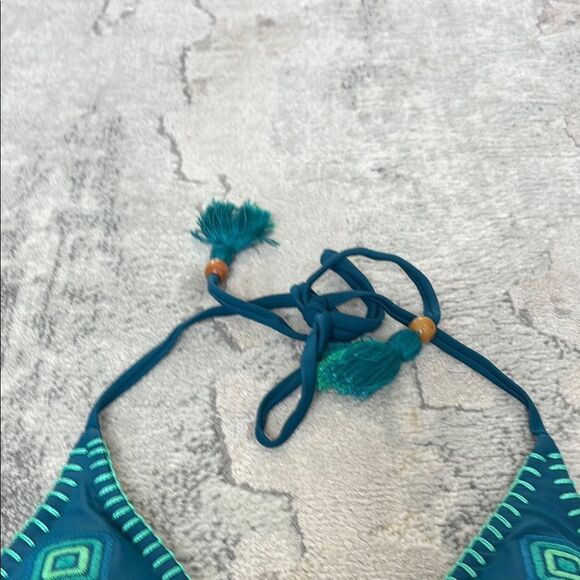 Women's Teal One Piece Swimsuit - Picture 6 of 10